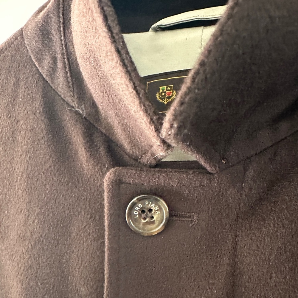 LORO PIANA: Storm System  - Long Jacket 💯% Cashmere Sz: Large - Picture 3 of 16